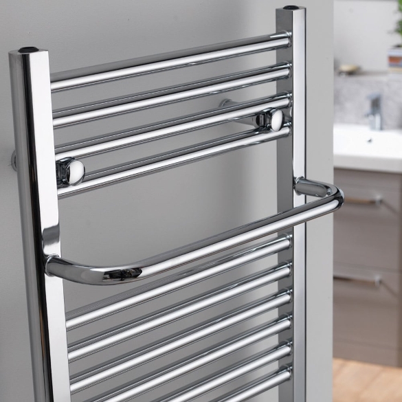 Ebony Towel Rail with Projecting Towel Bar